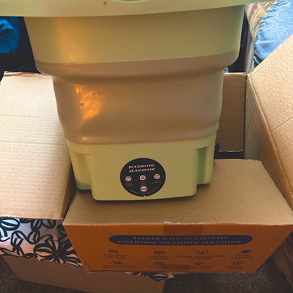 Household Portable Mini Folding Washing Machine For Underwear